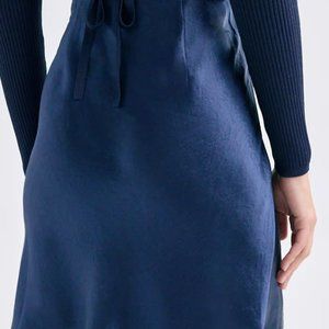 Aritzia Babaton Slip Mini Skirt, Charcoal Gray, Size 6